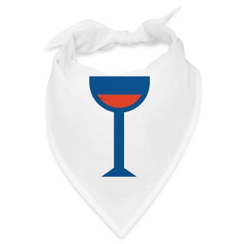 Polar - wineglass - Bandana - Weiß - Vorne