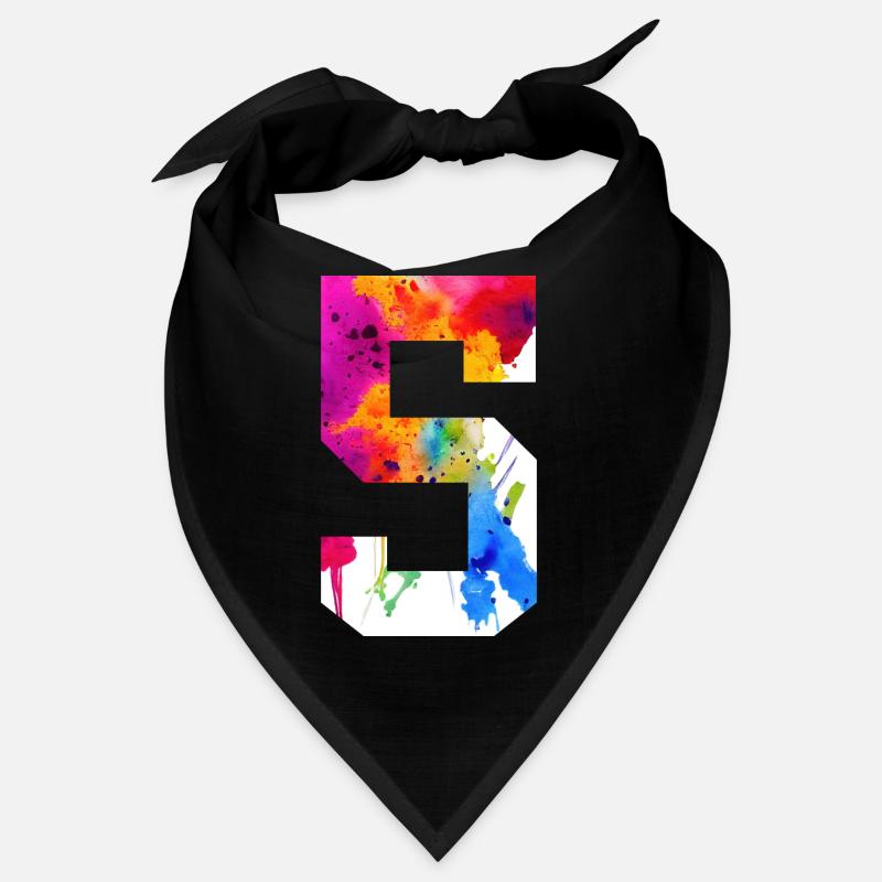 NUMMER 5 JAHRE ALT 5. GEBURTSTAG Bandana