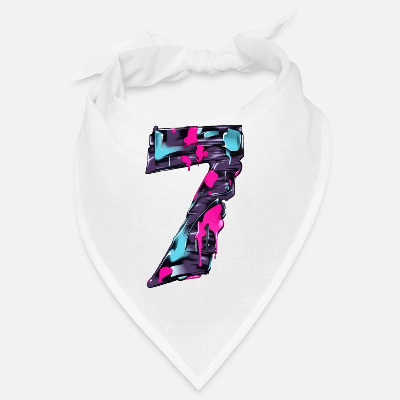 NON. 7 NUMÉRO 7 7E ANNIVERSAIRE COOL Bandana