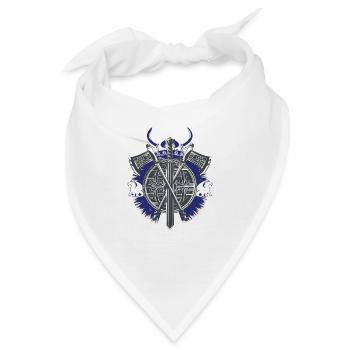 Wikinger Waffen - Bandana - Weiß - Vorne
