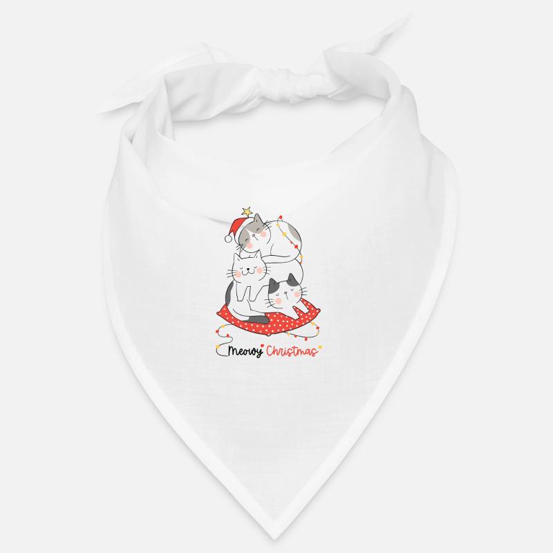 Miau Weihnachten Bandana