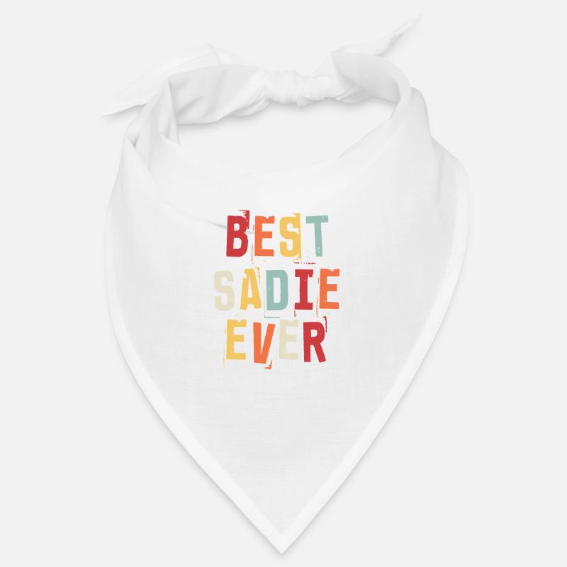 Best Sadie Ever Vorname Retro Text Geschenk Bandana