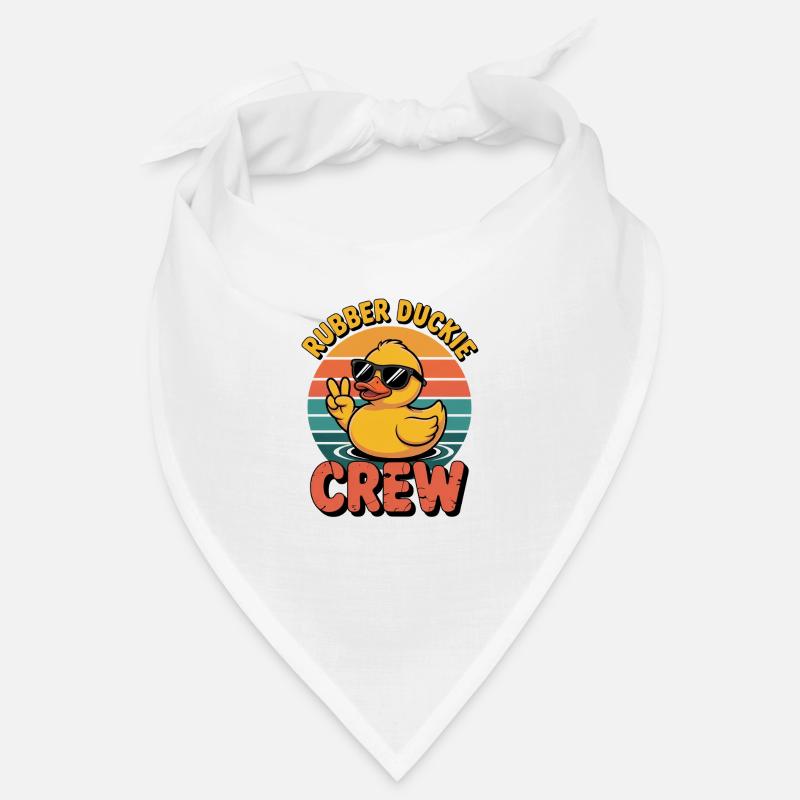 Canards en caoutchouc Crew Retro Jaune Canard en caoutchouc Bandana