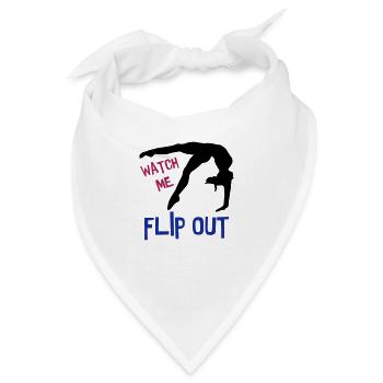 Turnen, Turnerin - Flip out - Bandana - Weiß - Vorne