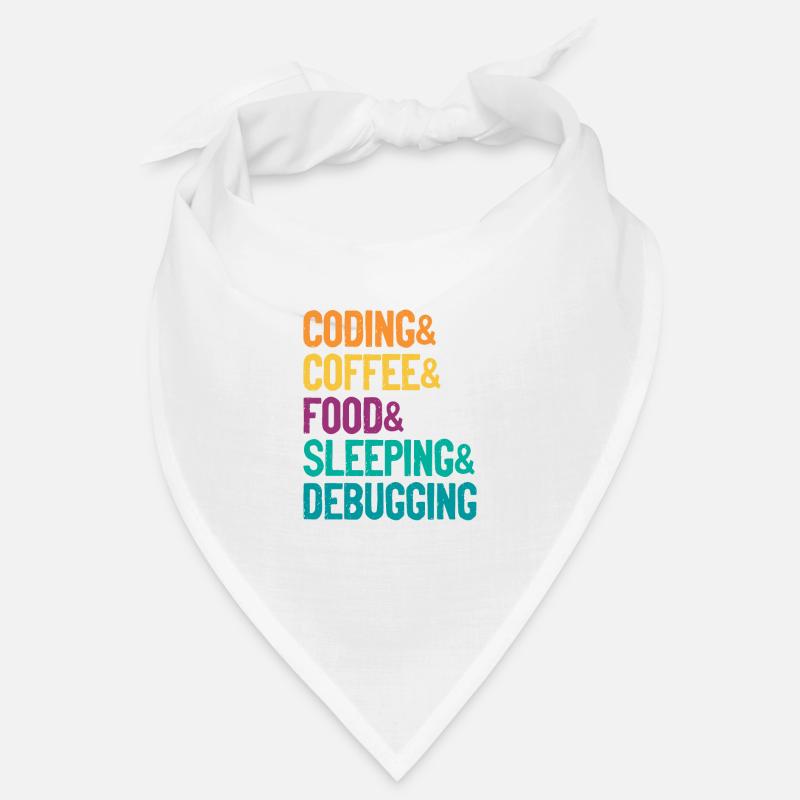 Coding Coffee Food Sleeping Debbuging Programmer C Bandana