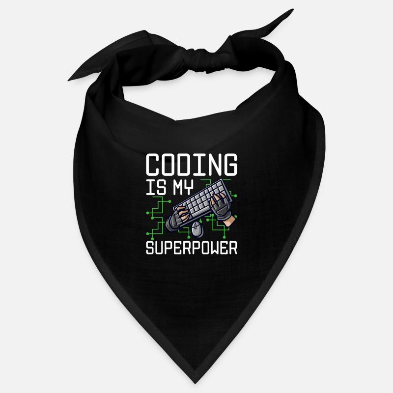 Coding Is My Superpower Programming Coder Computer Bandana