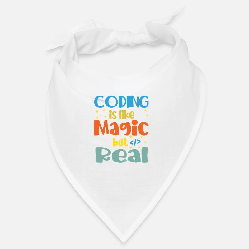 Coding Is Like Magic Coder Programmer Computer Gee Bandana