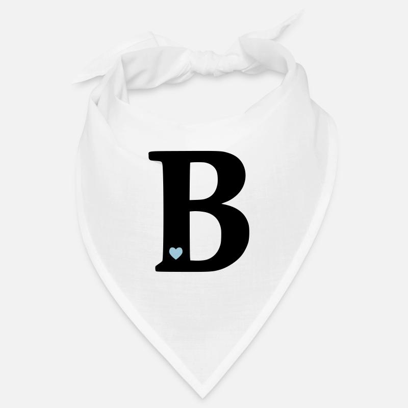 Buchstabe B Anfangsbuchstabe Bandana