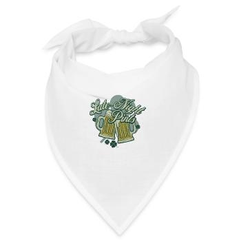 Late Night Pints - Celebrate Irish Luck - Bandana - Weiß - Vorne