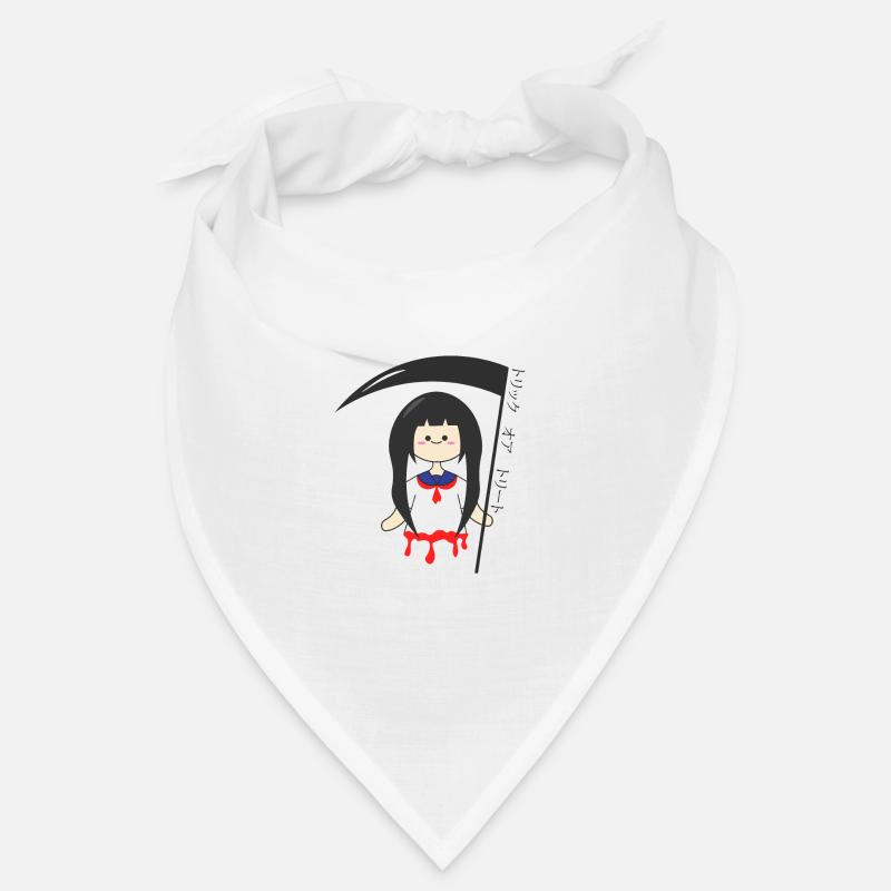 Streich oder Süßigkeiten Sensemann-Schulmädchen Bandana