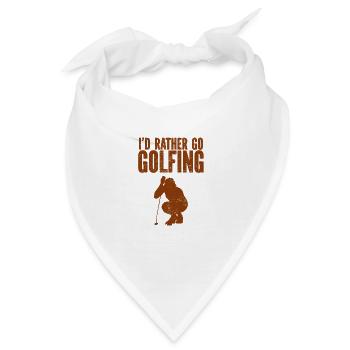 Golf - Golfclub Goldspieler Birdie Elite Luxus - Bandana - Weiß - Vorne