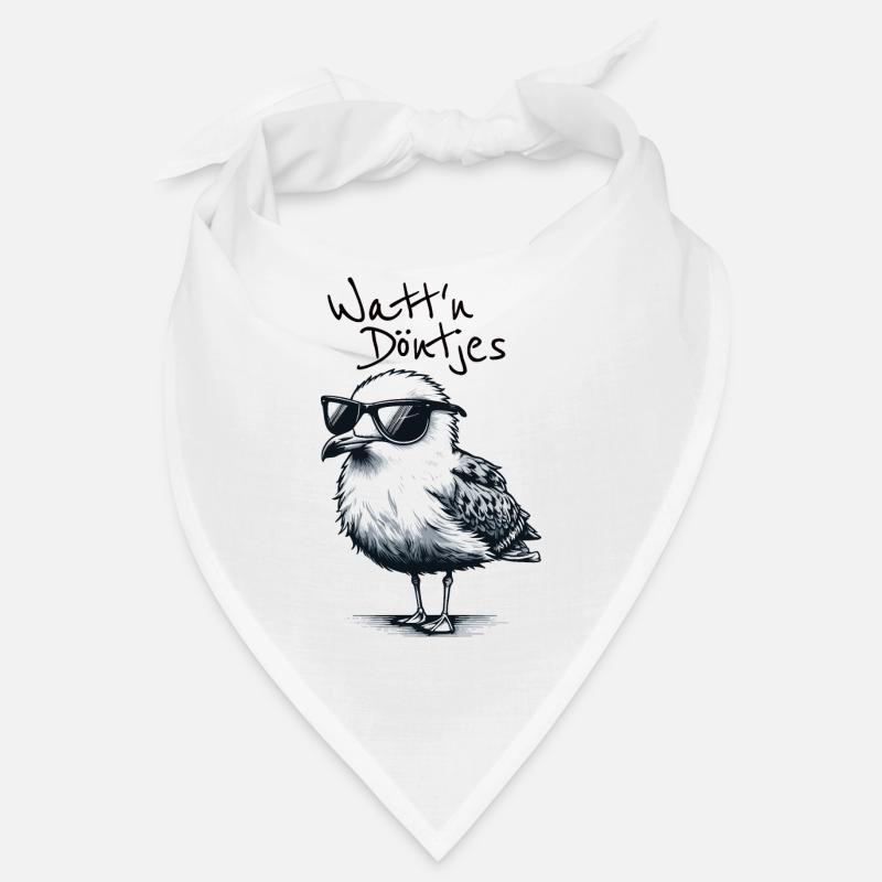 Watt'n Döntjes Coole Möwe Low German Saying Bandana