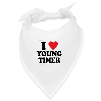 Youngtimer Oldtimer Autosammler Geschenk Schrauber - Bandana - Weiß - Vorne