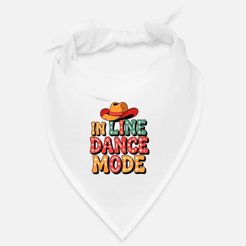 Always in line dance mode colorful LInedance design Bandana