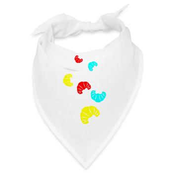 Croissant Symbol - Bandana - Weiß - Vorne