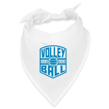 Volleyball (Wappen) - Bandana - Weiß - Vorne