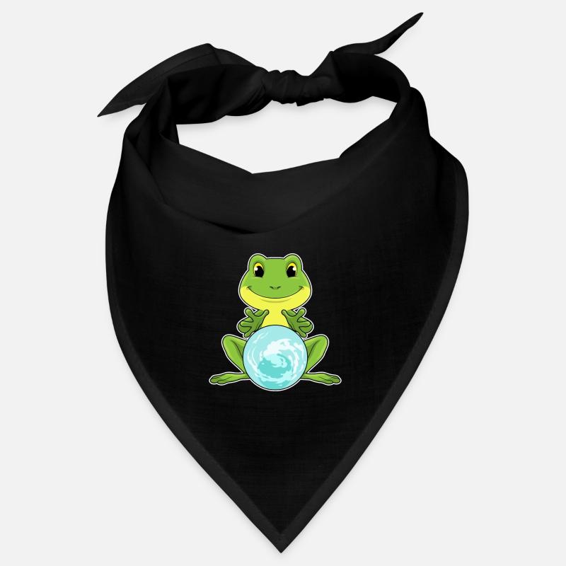 Frosch mit Kristallkugel Bandana