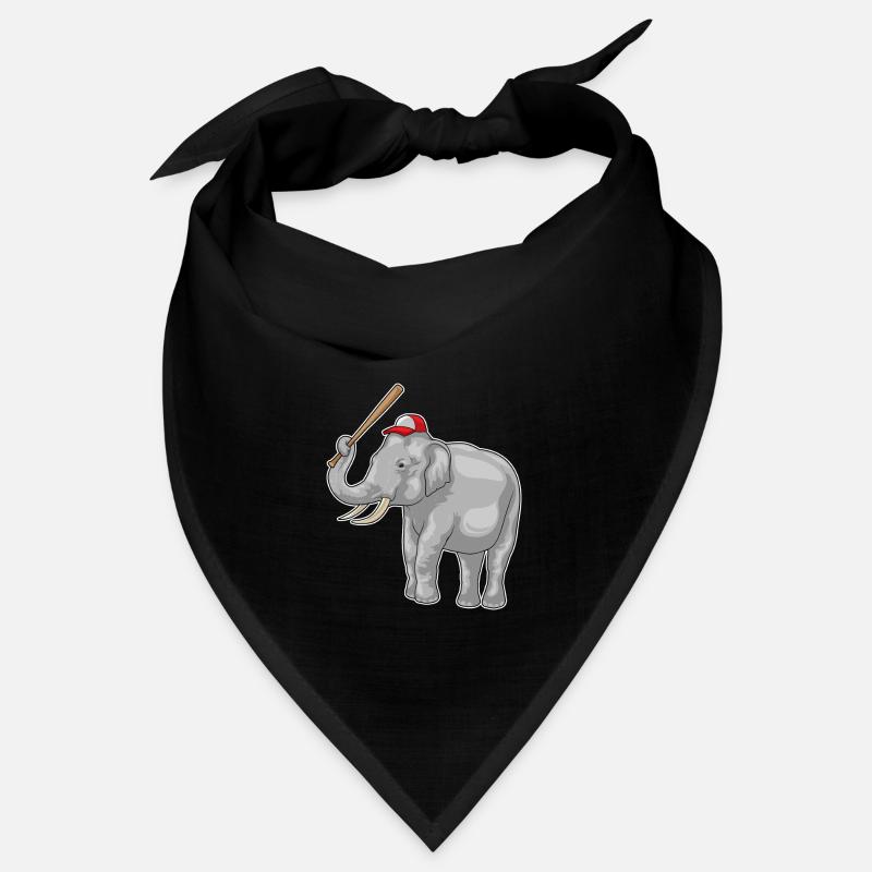 Elefant Baseballschläger Baseball Bandana