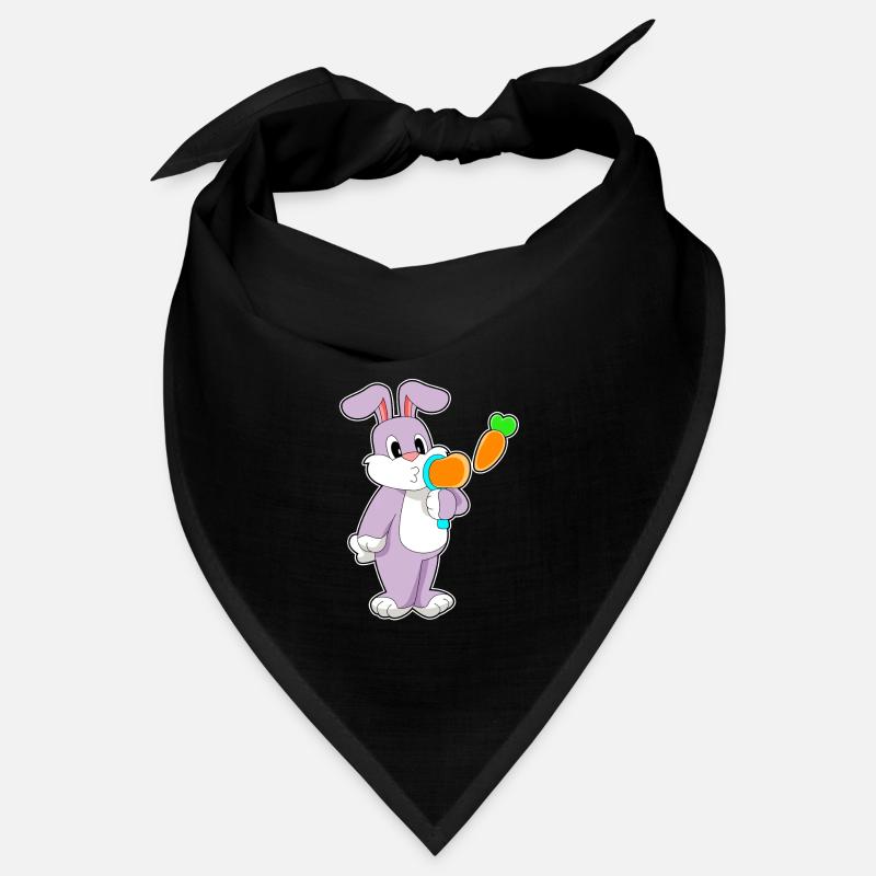 Rabbit Soap Bubbles Carrot Bandana