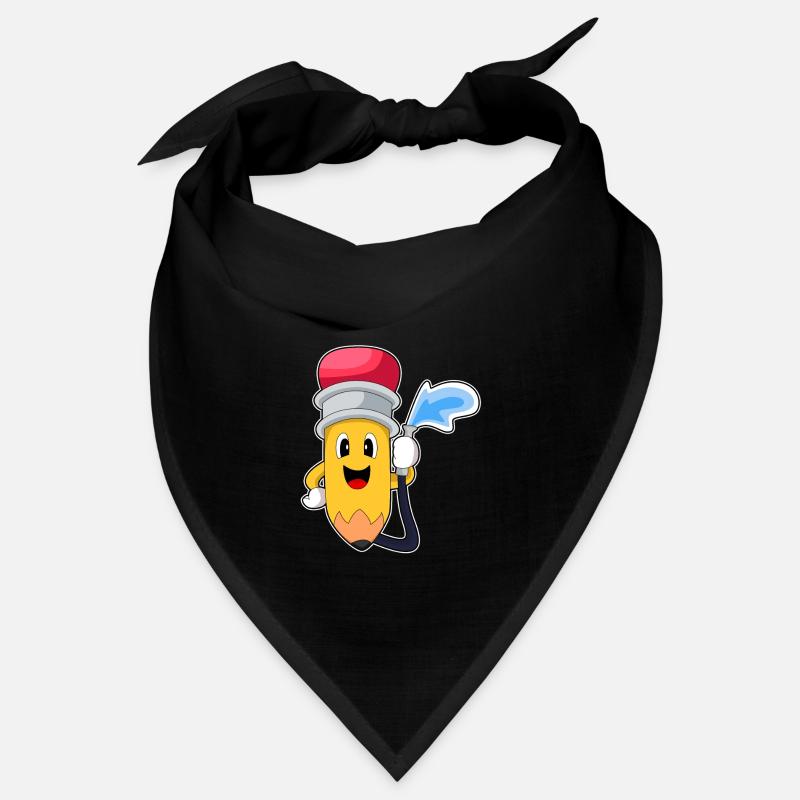 Pencil Firefighter Fire Hose Bandana