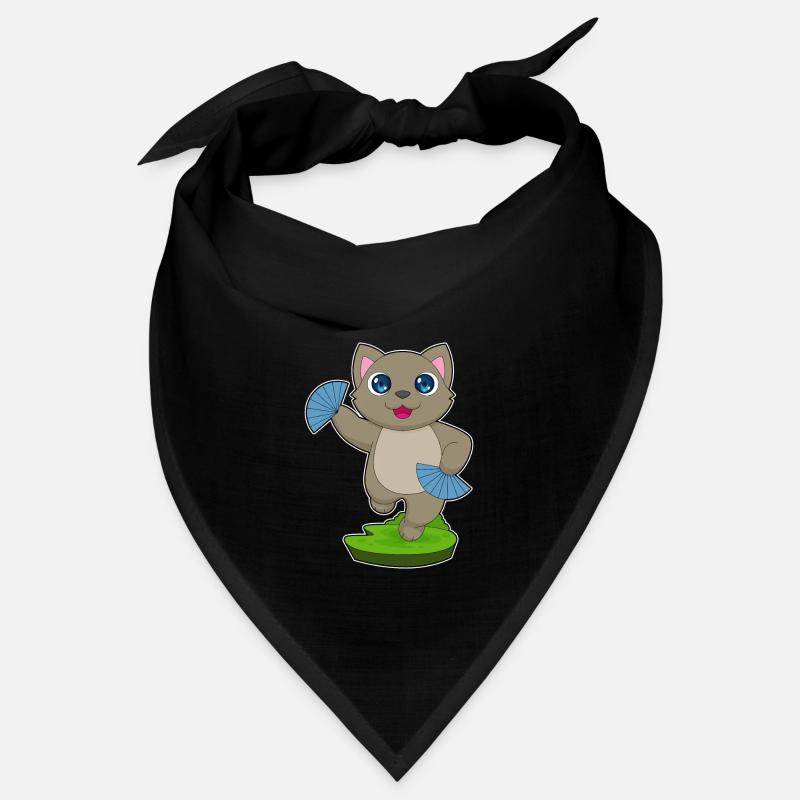 Ventilateur à main de chat Bandana