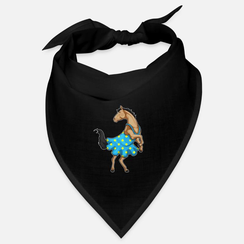 Robe cheval à pois Bandana