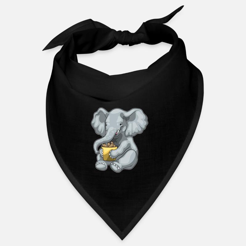 Elephant Peanuts Bandana