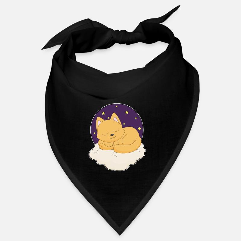 Cat Clouds Stars Bandana