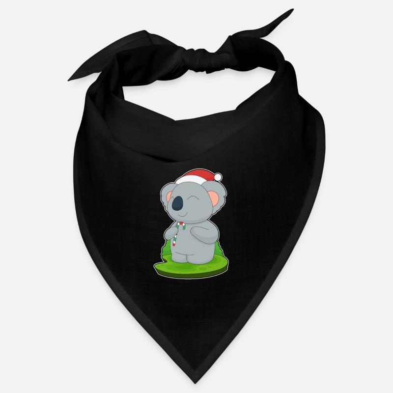 Koala Noël Candy Canne Bandana