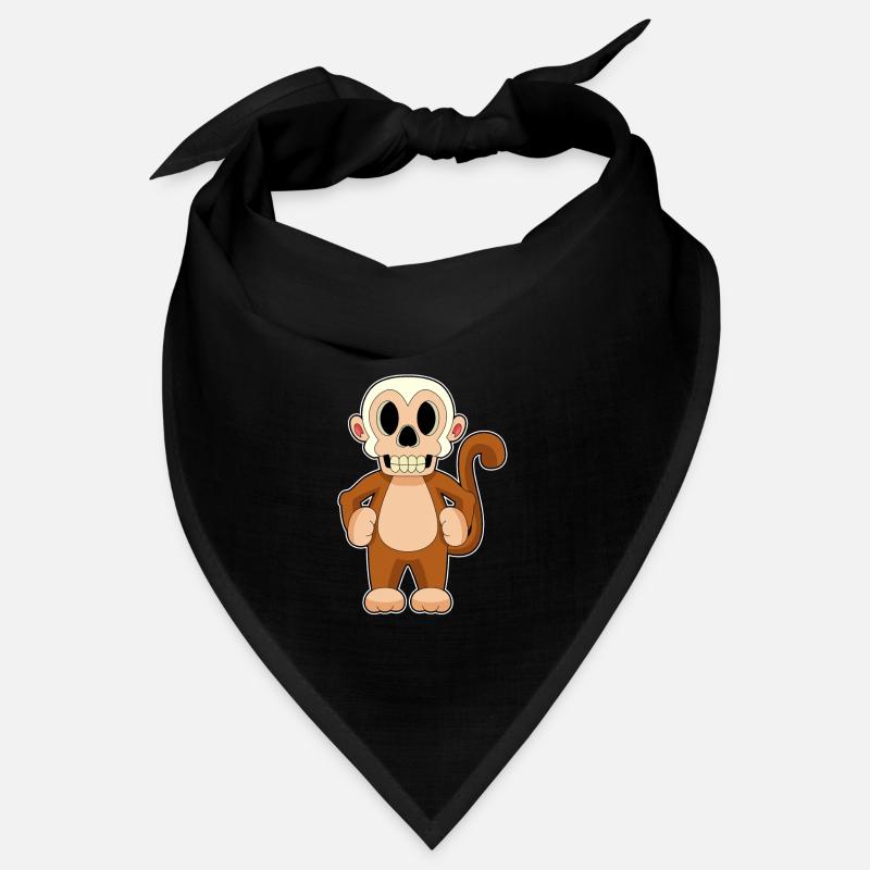 Singe Crâne d’Halloween Bandana
