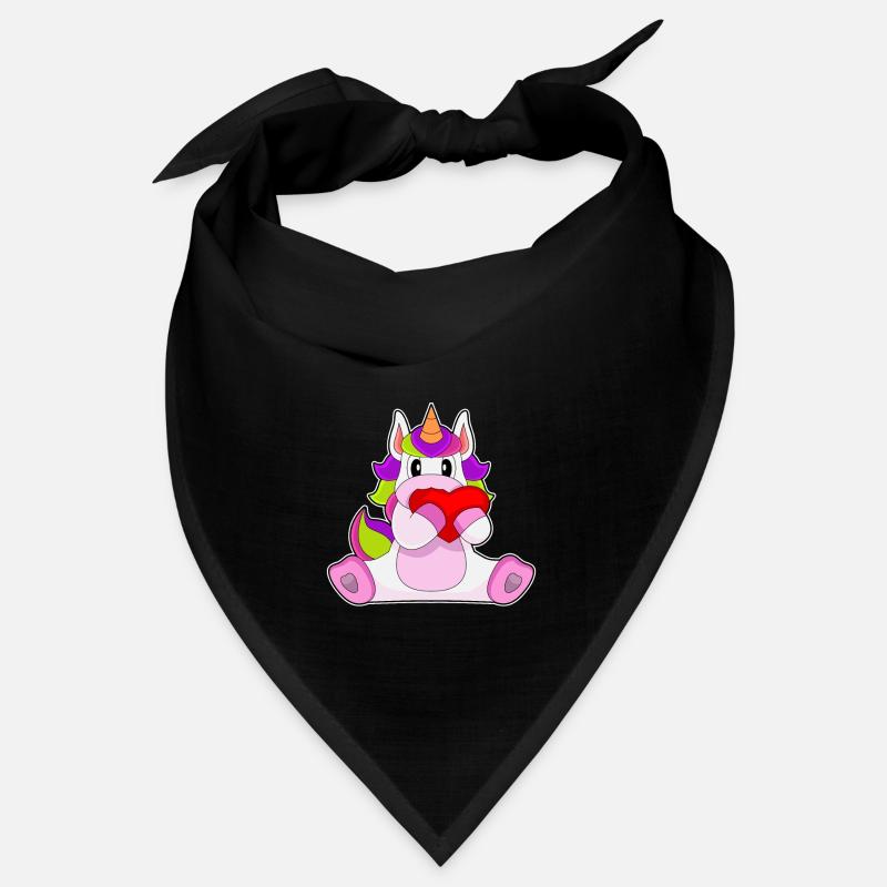 Einhorn Herz Bandana