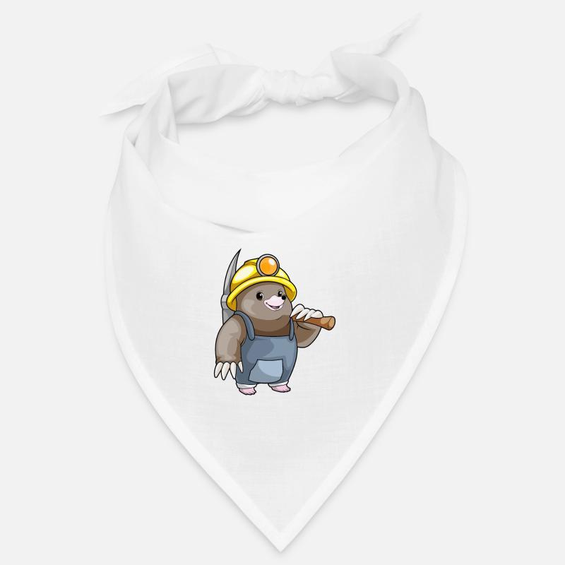 Mole Miner Pickaxe Mining Bandana