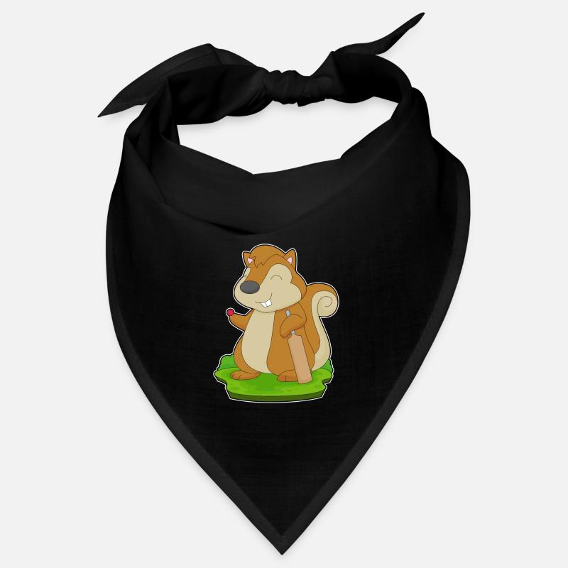 Écureuil Cricket Batte de cricket Bandana
