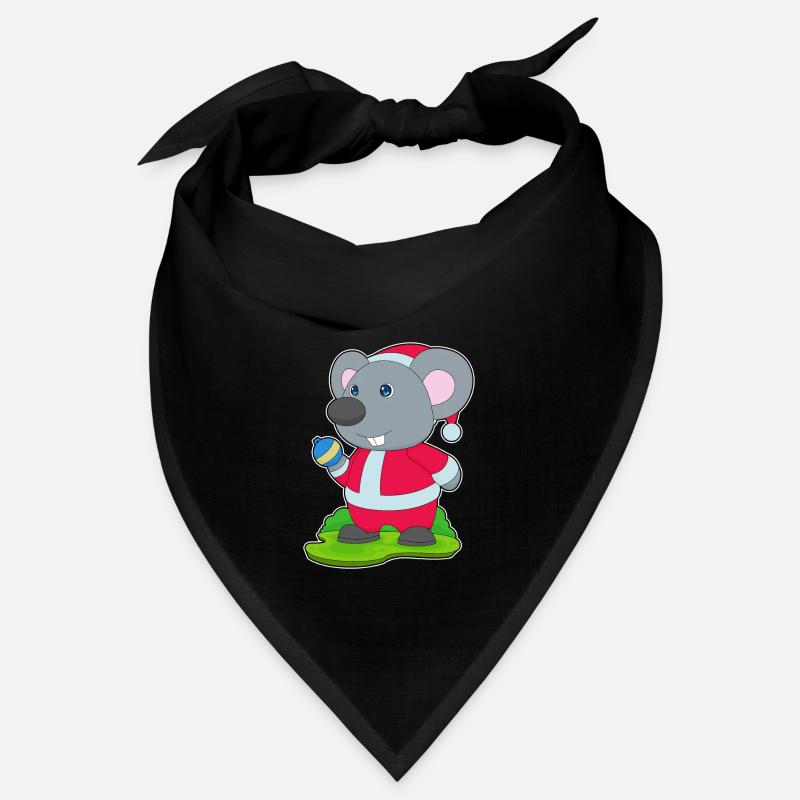 Souris Noël Boule de Noël Bandana