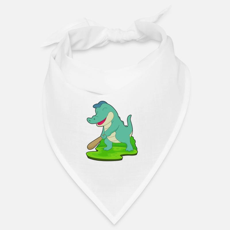 Crocodile Baseball Baseball Bat Bandana