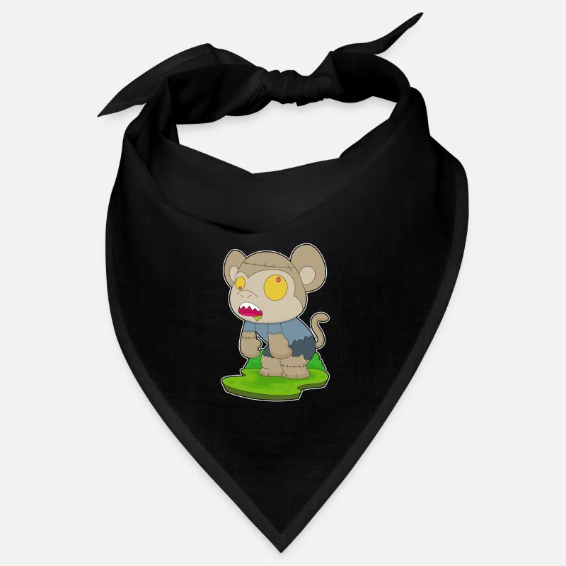 Monkey Halloween Zombie Bandana