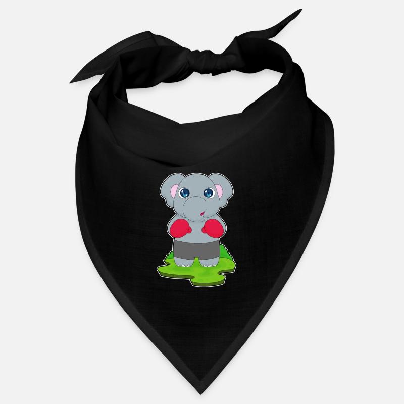 Elefant Boxer Boxhandschuhe Boxen Bandana
