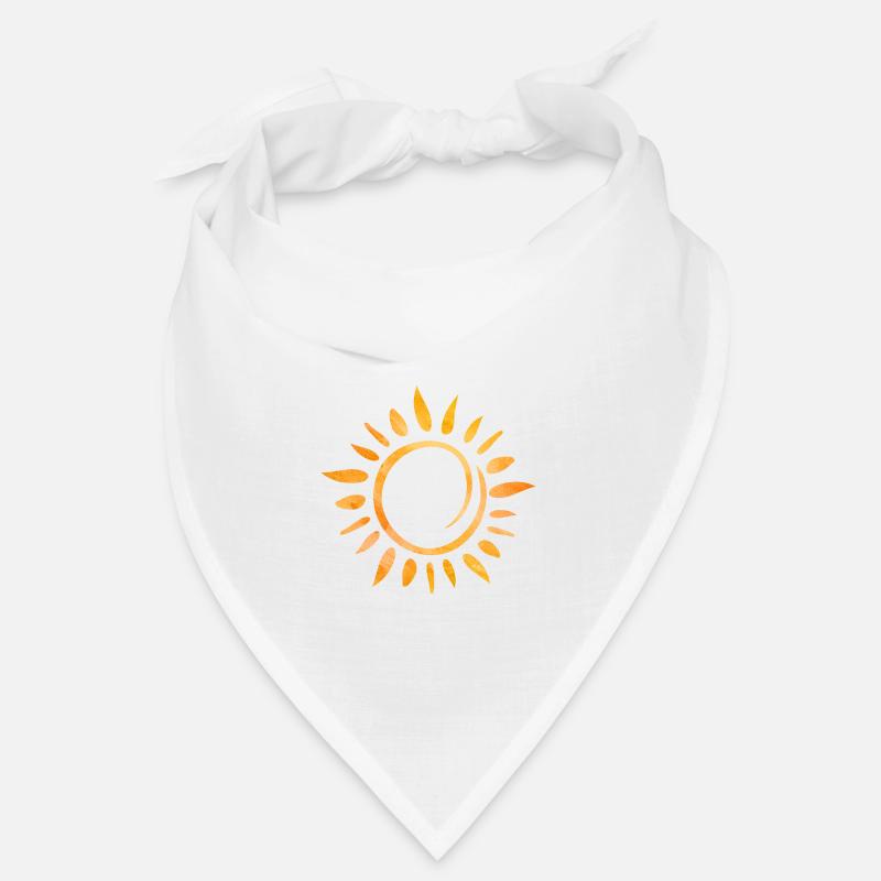 The Sun Painted with Sun Rays Sun the Sun Bandana