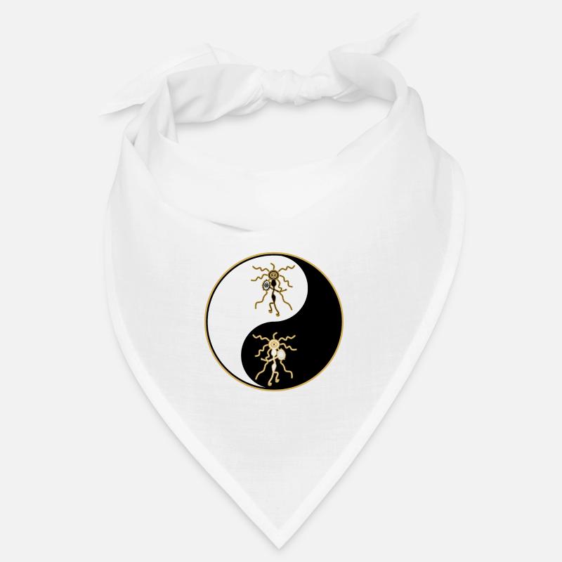 Chaman dansant en Yin Yang Bandana