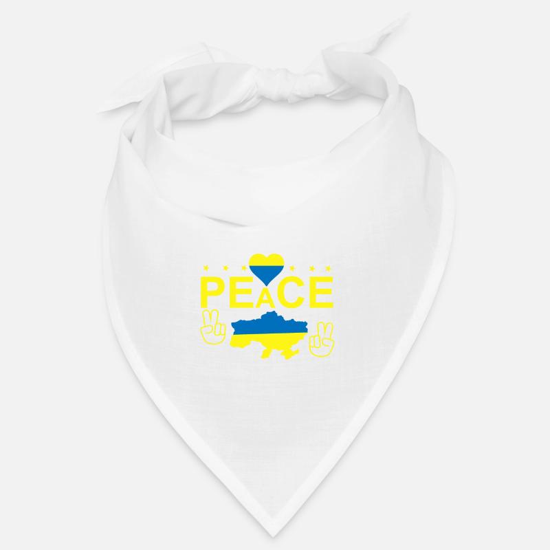 Amour Paix Libérez le drapeau de l’Ukraine Bandana