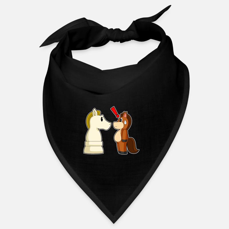Pièce d’échecs Chevalier Cheval d’échecs Bandana