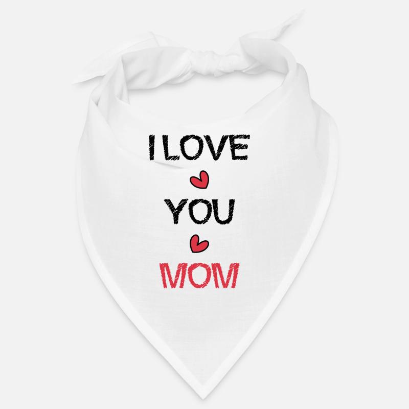MUTTERTAG. SCHÖNEN MUTTERTAG. MAMA. ICH LIEBE DICH Bandana