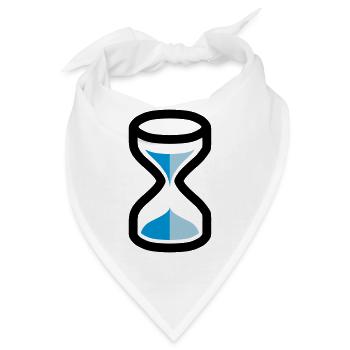 Sanduhr - Bandana - Weiß - Vorne