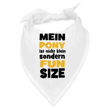 Pony - Bandana - Weiß - Vorne