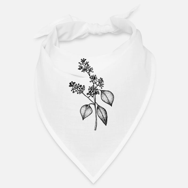 Eukalyptus - Bandana - Weiß