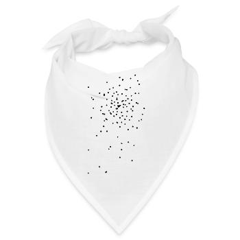 konfetti räppli flocken - Bandana - Weiß - Vorne