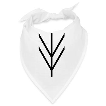 Lagertha Banner Blank - Bandana - Weiß - Vorne