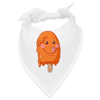 Eis am Stiel Comic - Bandana - Weiß - Vorne
