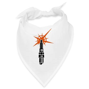 Zündkerze / spark plug (b, 2c) - Bandana - Weiß - Vorne