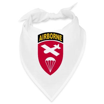 Vintage WWII - Airborne Command Spezialoperationen - Bandana - Weiß - Vorne